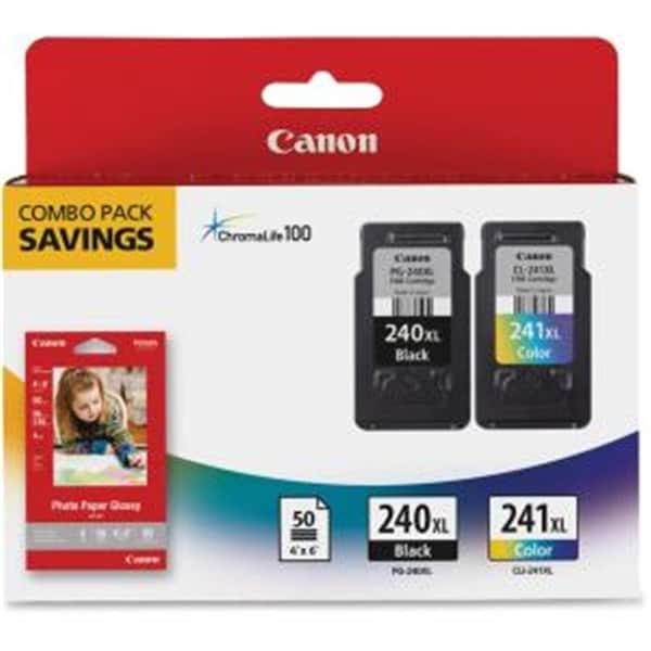 Canon CNM240XCL241XL 4 x 6 in. Original Ink Cartridge Paper Kit - Inkjet CNM240XCL241XL - main